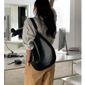 Black Leather Bag / Brand New